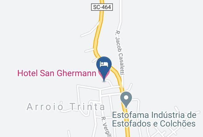 Arroio Trinta - Hotel San Ghermann Maps