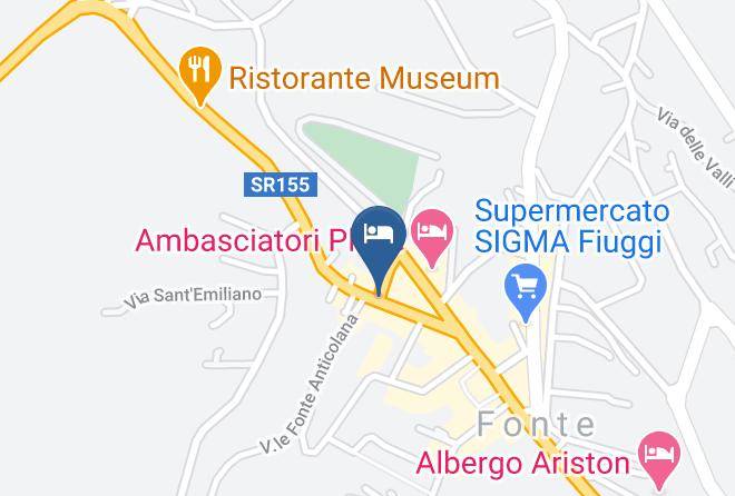 Frosinone - Hotel San Giorgio Maps
