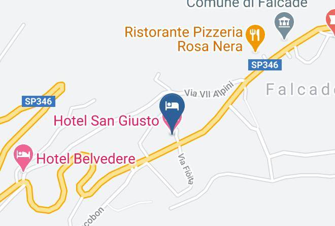 Belluno - Hotel San Giusto Maps