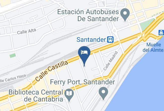 Santander - Hotel San Glorio Maps