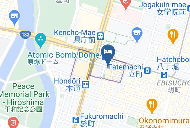 Hiroshima City Naka Ward - Hotel San Maps