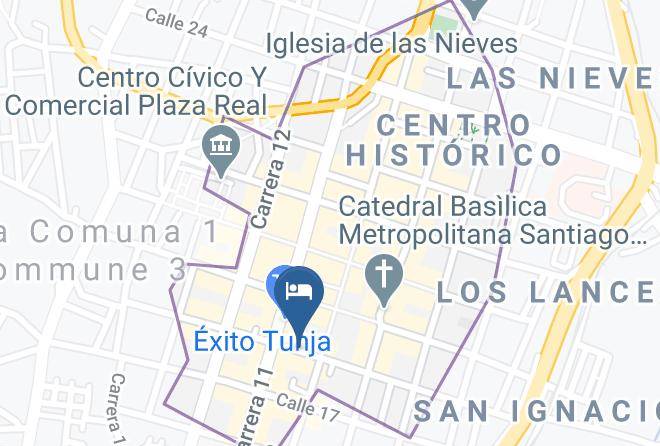 Tunja - Hotel San Ignacio Plaza Maps