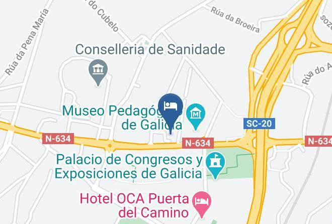 Hotel San Jacobo Map
