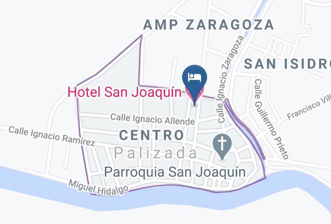 Palizada - Hotel San Joaquin Maps