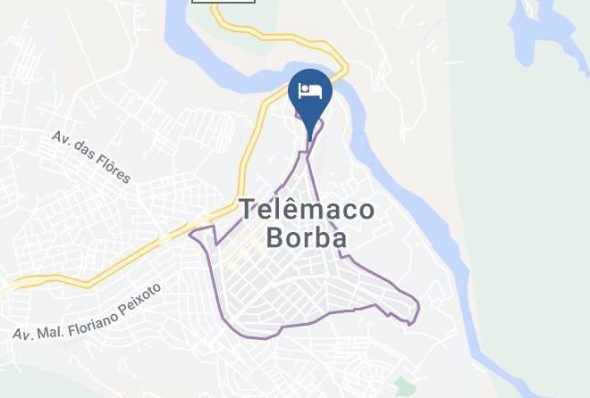 Telemaco Borba - Hotel San Jorge Maps