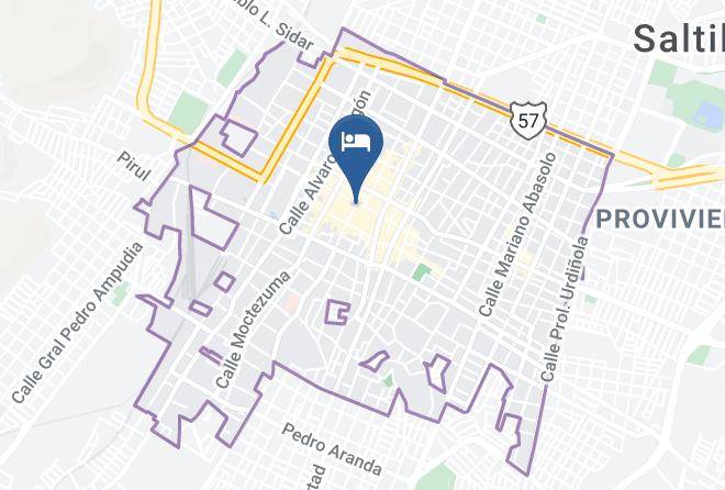Saltillo - Hotel San Jorge Maps