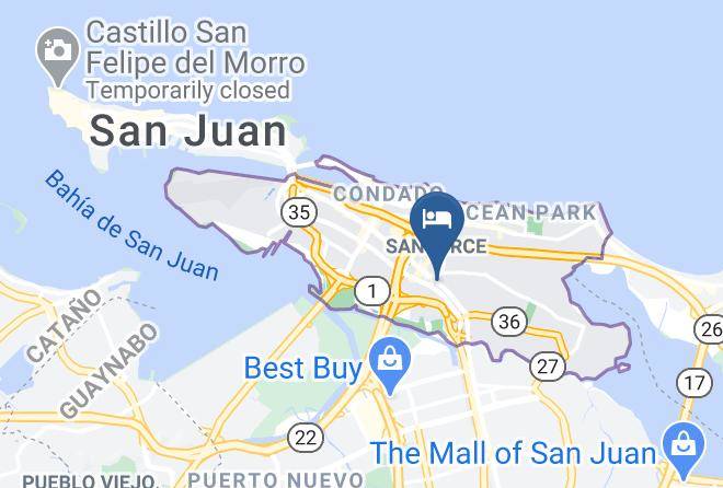 San Juan - Hotel San Jorge Maps