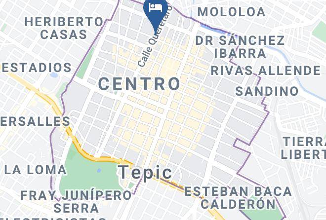 Tepic - Hotel Bravo Tepic Maps