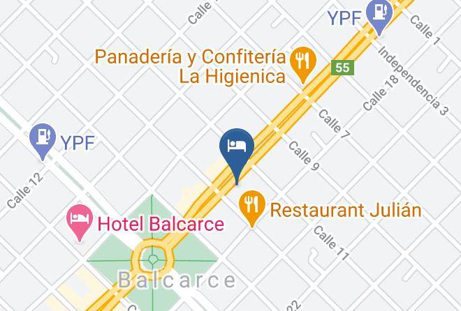 Balcarce - Hotel San Jose Maps