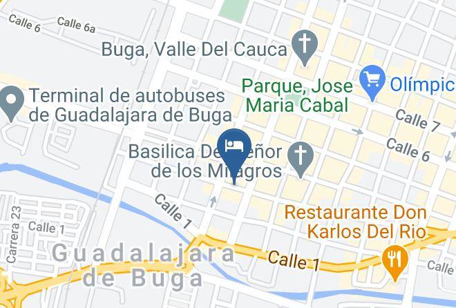 Hotel San Jose Buga Map