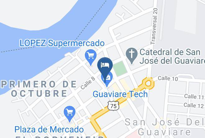 San Jose Del Guaviare - Hotel San Jose Capital Maps