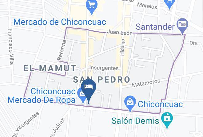 Chiconcuac - Hotel San Jose Maps