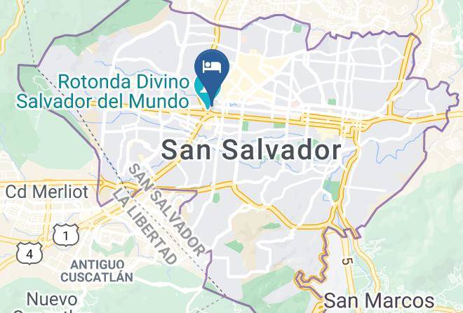San Salvador - Hotel San Jose De La Montana Maps