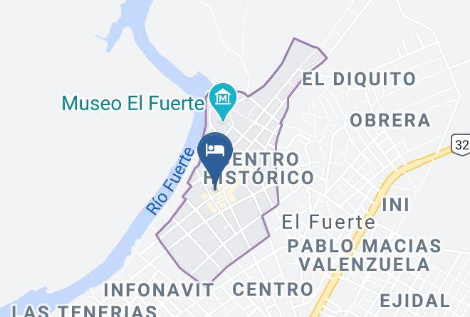 El Fuerte - Hotel ''san Jose'' Maps