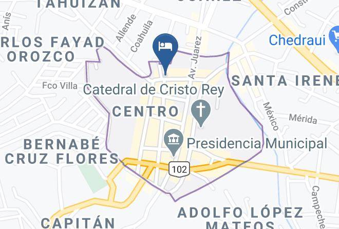 Huejutla De Reyes - Hotel San Jose Maps