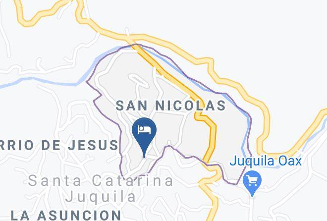 Santa Catarina Juquila - Hotel San Nicolas Maps