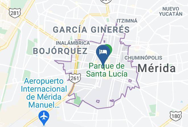 Merida - Hotel San Jose Maps