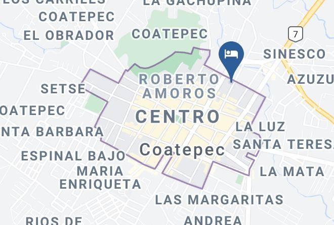Coatepec - Hotel San Jose Plaza Maps