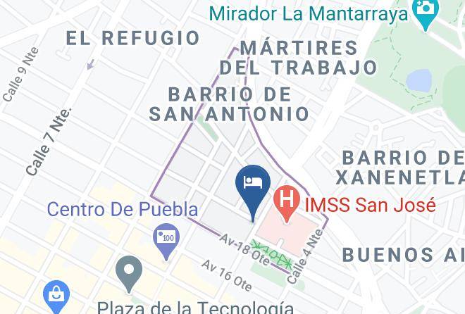 Puebla Real De San Antonio - Hotel San Jose Maps