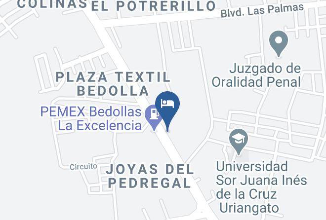 Uriangato - Hotel San Jose Maps