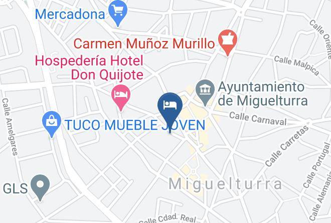 Ciudad Real - Hotel San Juan Maps