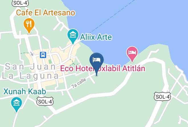 San Juan La Laguna - Hotel San Juan Resort Maps