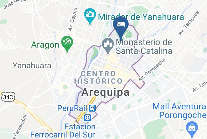 Arequipa - Hotel San Lazaro Aqp Maps