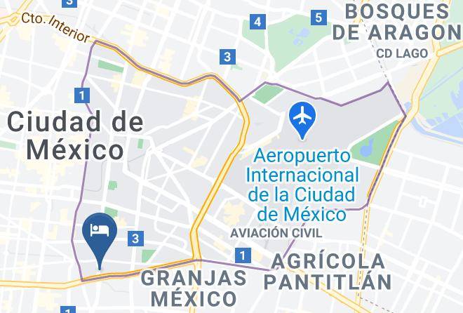 Venustiano Carranza - Hotel San Lazaro Maps