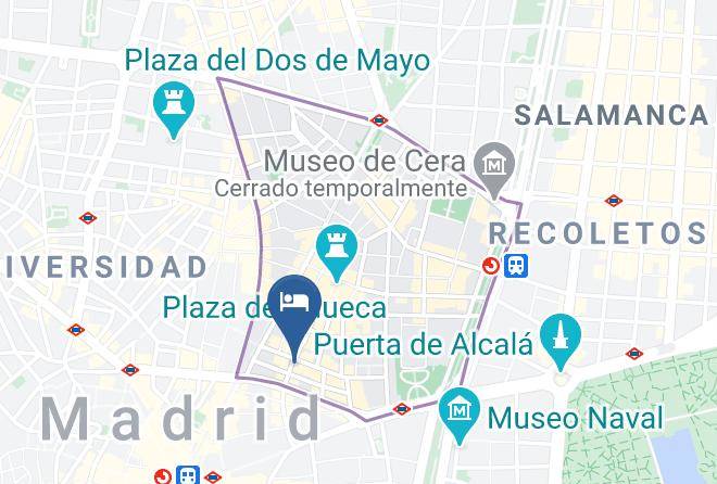 Madrid - Hotel San Lorenzo Maps