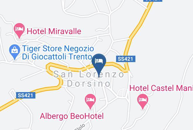Trento - Hotel San Lorenzo Maps
