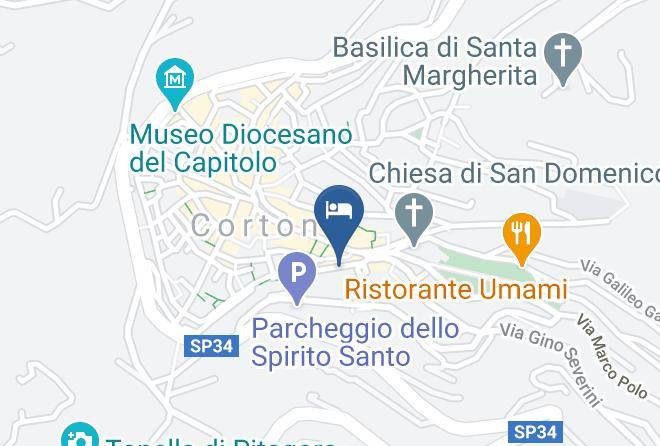 Arezzo - Hotel San Luca Maps