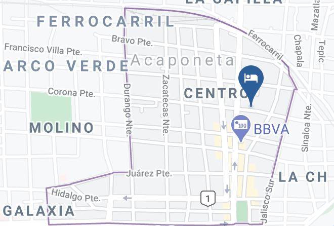 Acaponeta - Hotel San Luis Maps