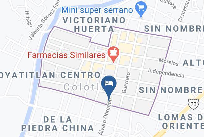 Colotlan - Hotel San Luis Maps