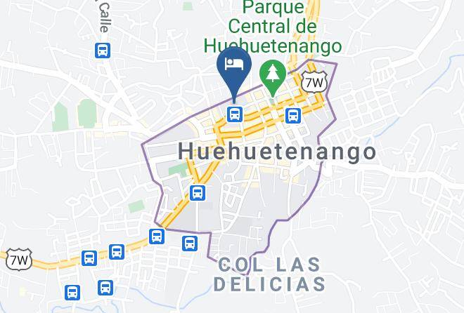 Huehuetenango - Hotel San Luis De La Sierra Maps
