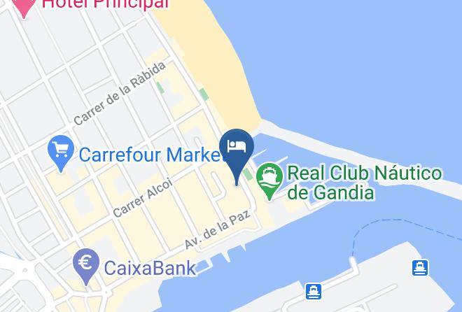 Valencia - Hotel San Luis Maps