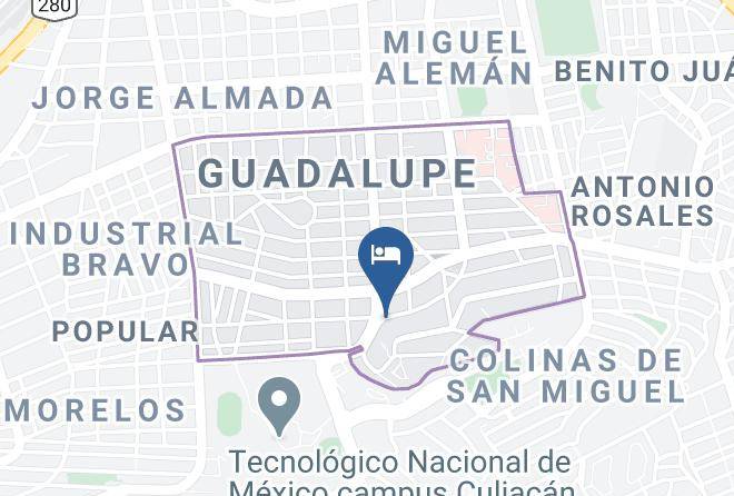 Culiacan - Hotel San Luis Lindavista Maps