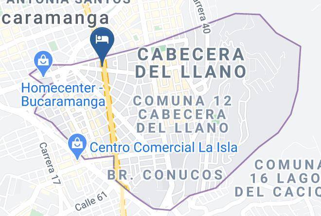 Bucaramanga - Hotel San Luis Plaza Maps