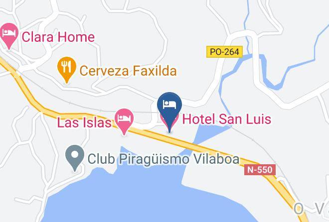 Pontevedra - Hotel San Luis Maps