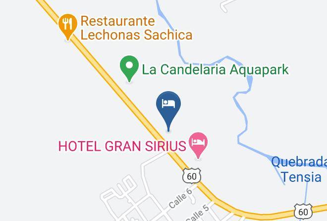 Hotel San Luis Sachica Map - Boyaca - Sachica