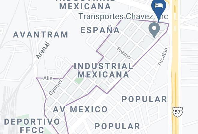 San Luis Potosi Industrial Mexicana 17 - Hotel San Luis Maps