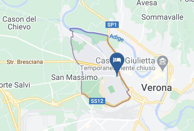 Verona - Hotel San Marco Fitness Pool & Spa Maps