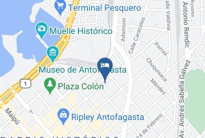 Hotel San Marcos Map