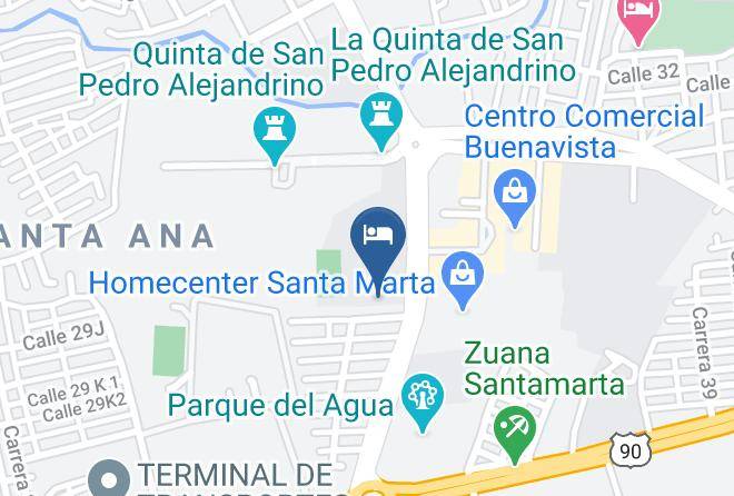 Santa Marta - Hotel San Marcos Buenavista Maps