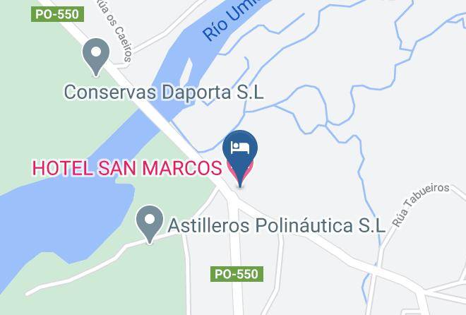 Hotel San Marcos Map