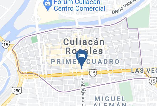 Culiacan - Hotel San Marcos Maps