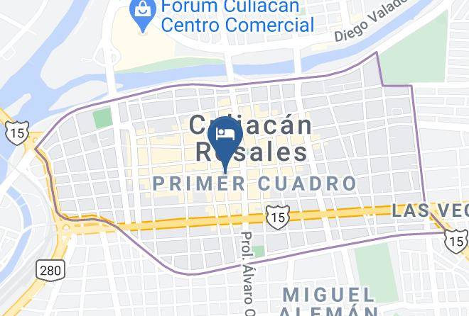 Culiacan - Hotel San Marcos Express Maps