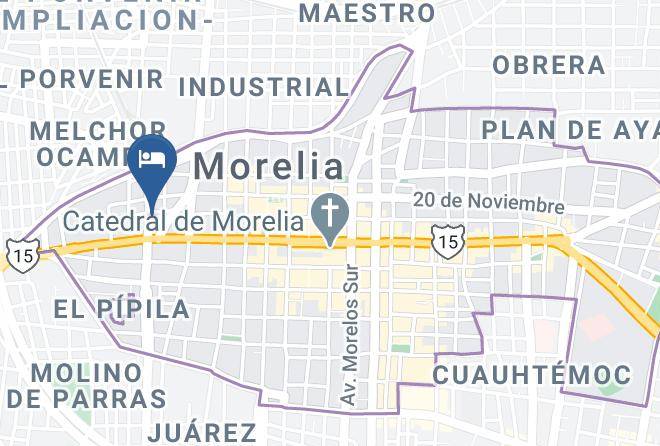 Morelia - Hotel San Marcos Maps