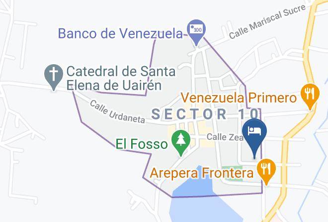 Santa Elena De Uairen - Hotel San Marcos Maps