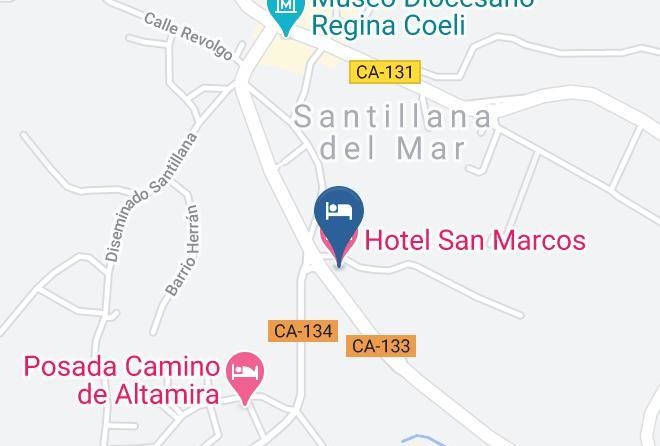 Santillana - Hotel San Marcos Maps