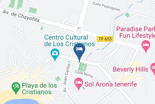 Santa Cruz De Tenerife - Hotel San Marino Maps